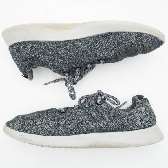 Allbirds Black Wool Runners Sneakers Size 11 - Picture 6 of 10